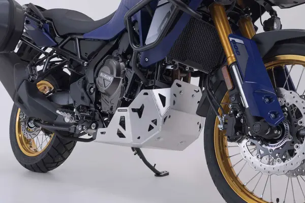 Suzuki V-Strom 800 DE [2023-2026] - barra de proteção do motor prateada – foto 4