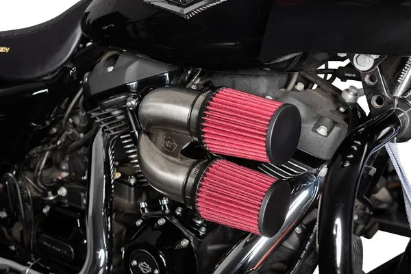 Harley-Davidson FLTRT 1868 Road Glide 3 114 [2025] - Tuned Induction Luftfilterkit – Oberfläche: Silber – Bild 10
