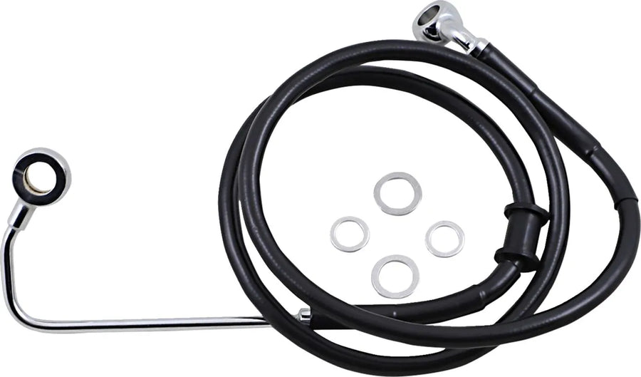 harley davidson fxsb [DRAG SPECIALTIES] - Linha de freio estendida em aço inoxidável