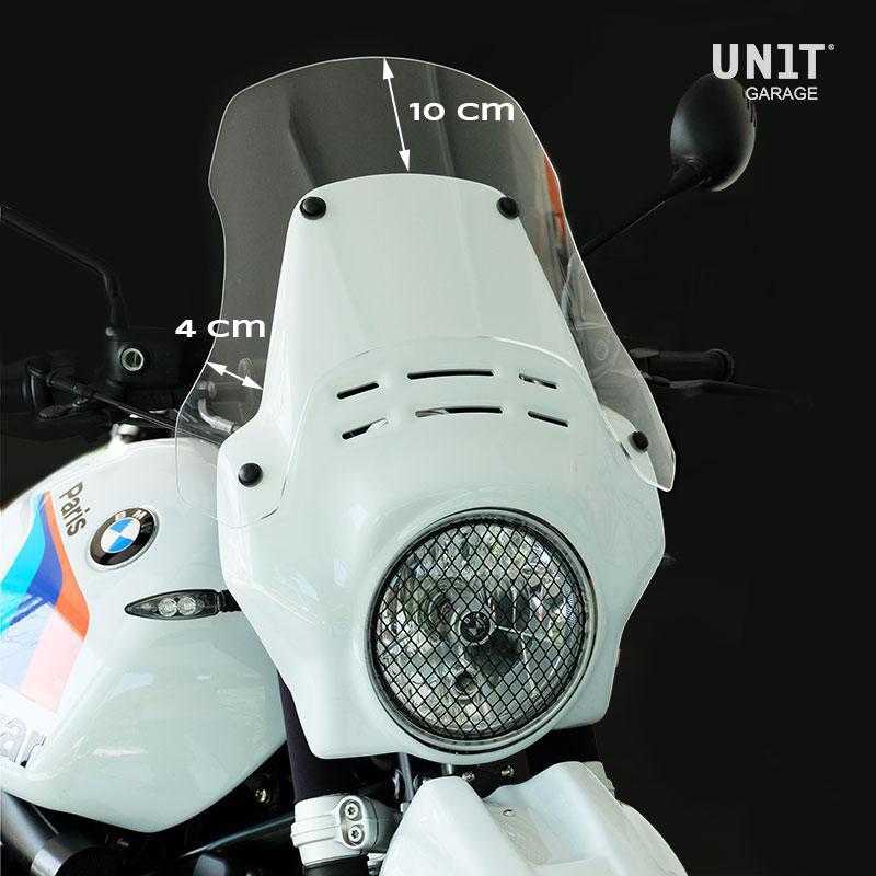 BMW R nineT 1200 Urban G/S (niedriger Auspuff) [2017-2023] - Fenouil Windschutzscheibenverlängerung mit Unterstützung