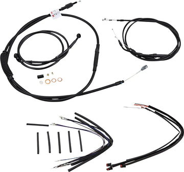 Harley-davidson street bob [BURLY BRAND] – Conjunto de cabos Jail Bar