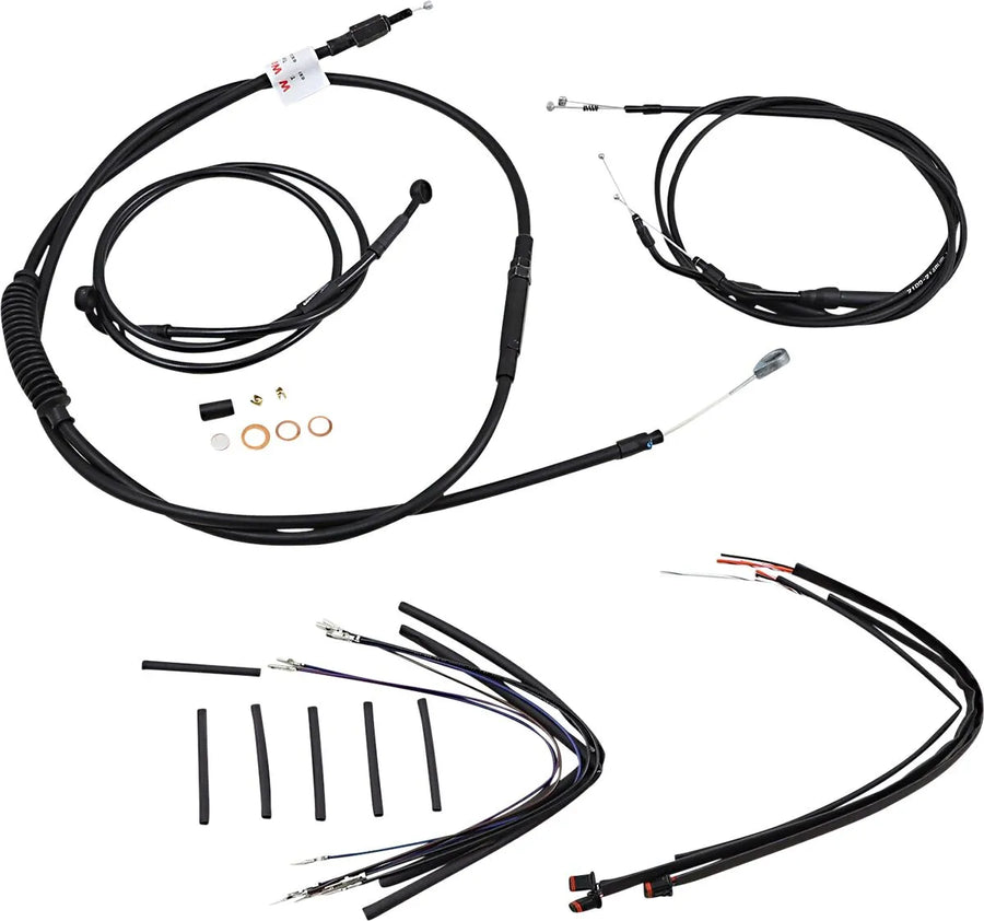 Harley-davidson street bob [BURLY BRAND] – Conjunto de cabos Jail Bar
