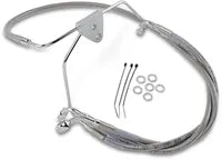 Harley Davidson Flhtcui [DRAG SPECIALTIES] - Kit de linha de freio em aço inoxidável, estendido
