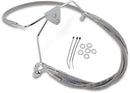 Harley Davidson Flhtcui [DRAG SPECIALTIES] - Kit de linha de freio em aço inoxidável, estendido