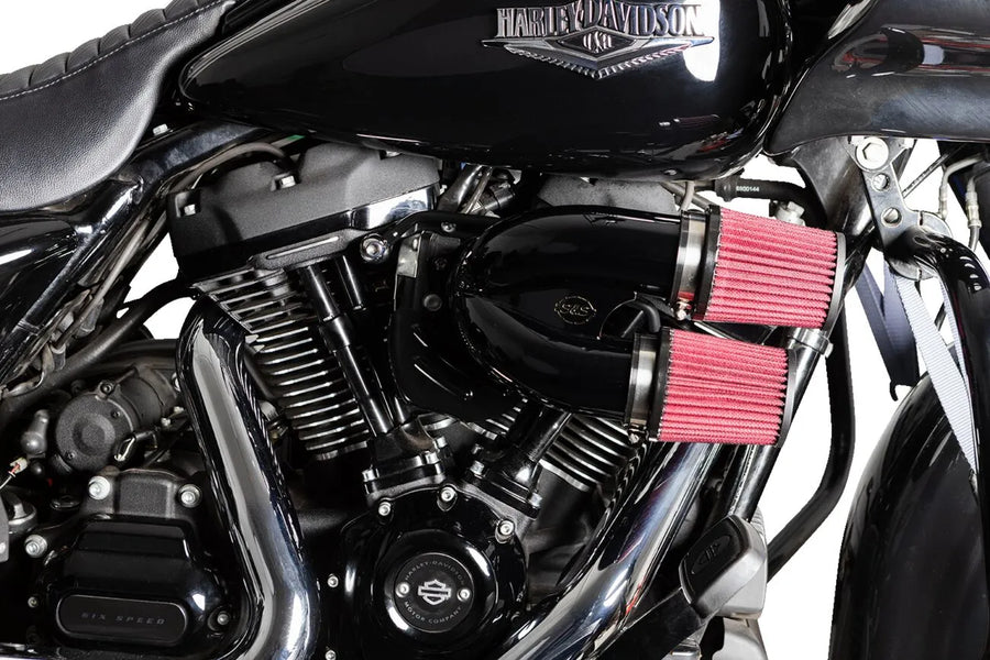 Harley-Davidson FLHTCUTG 1868 Tri Glide Ultra 114 [2025] - Tuned Induction Luftfilterkit – Oberfläche: Schwarz – Bild 3