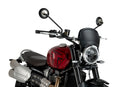TRIUMPH SCRAMBLER 1200X [2025] – Painel frontal em ABS – visual de carbono-3