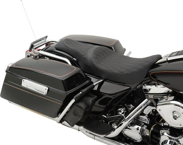 Harley Davidson Flhri [DRAG SPECIALTIES] - Assento de vinil Caballero 2-Up