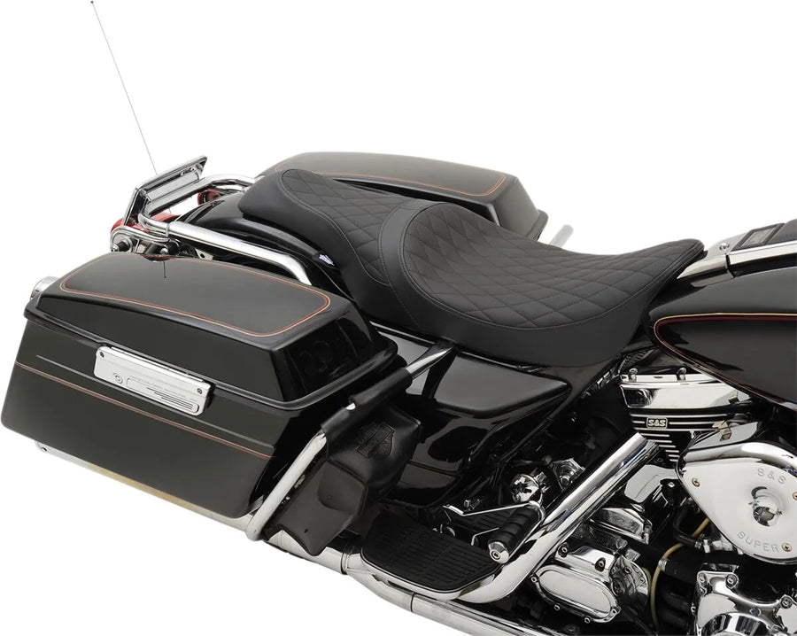 Harley Davidson Flhri [DRAG SPECIALTIES] - Assento de vinil Caballero 2-Up