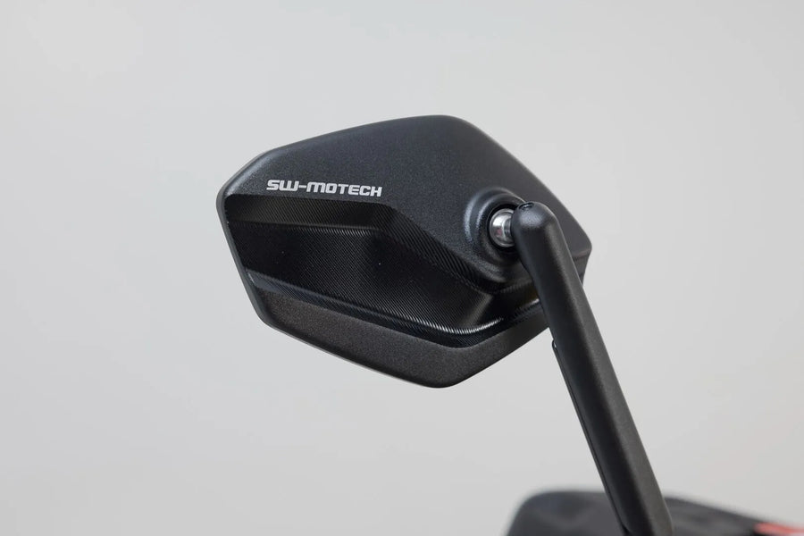 ducati monster 821 [SW-MOTECH] – conjunto de espelhos esportivos, braço de espelho longo