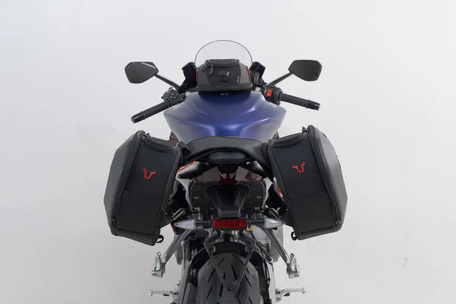 aprilia tuono 457 [SW-MOTECH] – Conjunto de alforje PRO BLAZE H com proteção EDGE