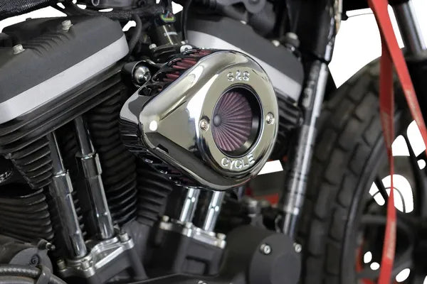 Harley-Davidson Xl 1200 Xs Forty Eight Special [2020] - Air Stinger Stealth Luftfiltersatz – Oberfläche: Verchromt – Bild 10