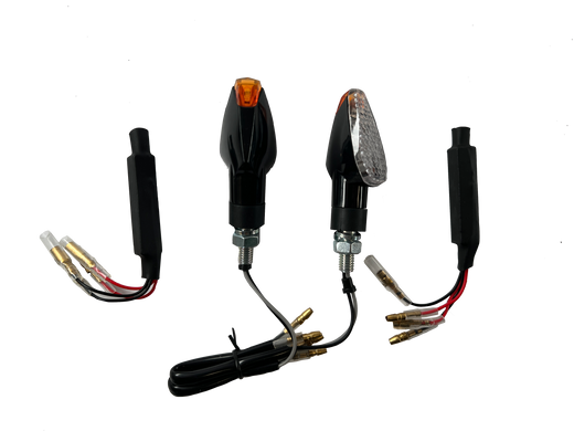 2 LED Blinker Clear Resistance [E -Test Mark] - Ducati Monster 600 620 750 1000 S4 S4R