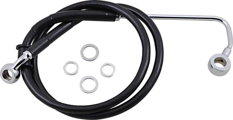 harley davidson fxsb [DRAG SPECIALTIES] - Linha de freio estendida em aço inoxidável