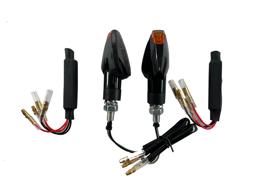 2 indicadores LED resistores pretos [E-mark] - Ducati Monster 600 620 750 900 1000 S4 S4R