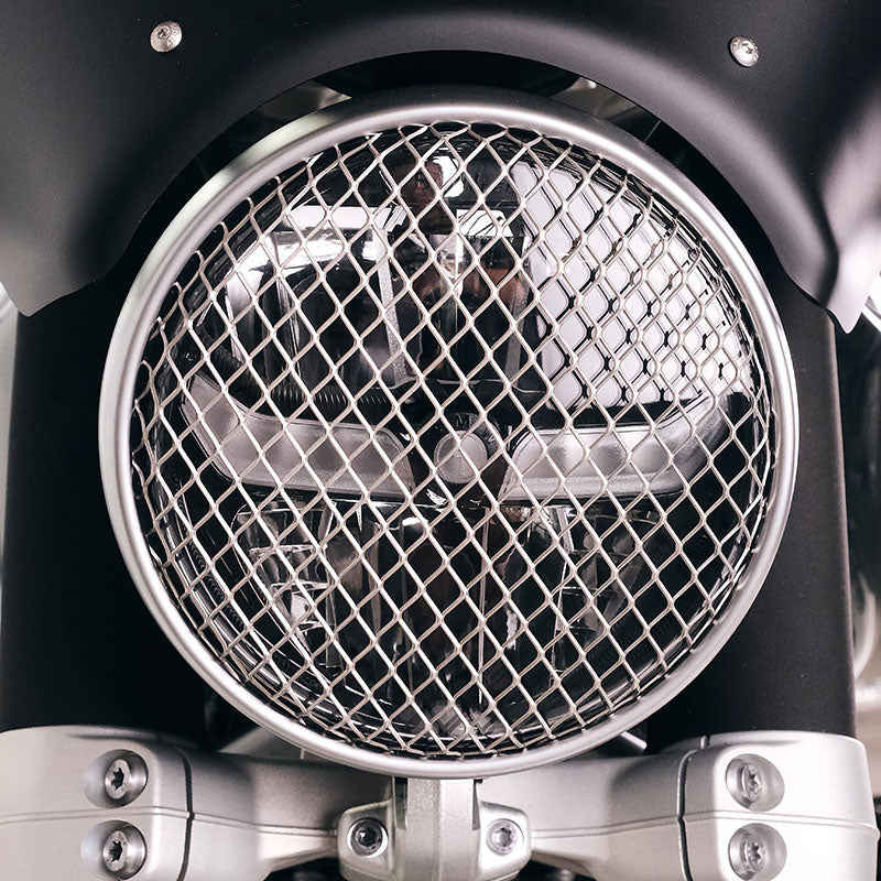 BMW R 12 nineT [2024-2026] - Scheinwerferabdeckung Schutzgitter Grau