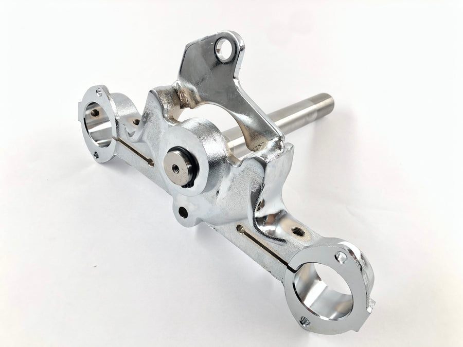 Harley Davidson FLST [1986-1990] - braçadeira tripla inferior para FL Softail cromado