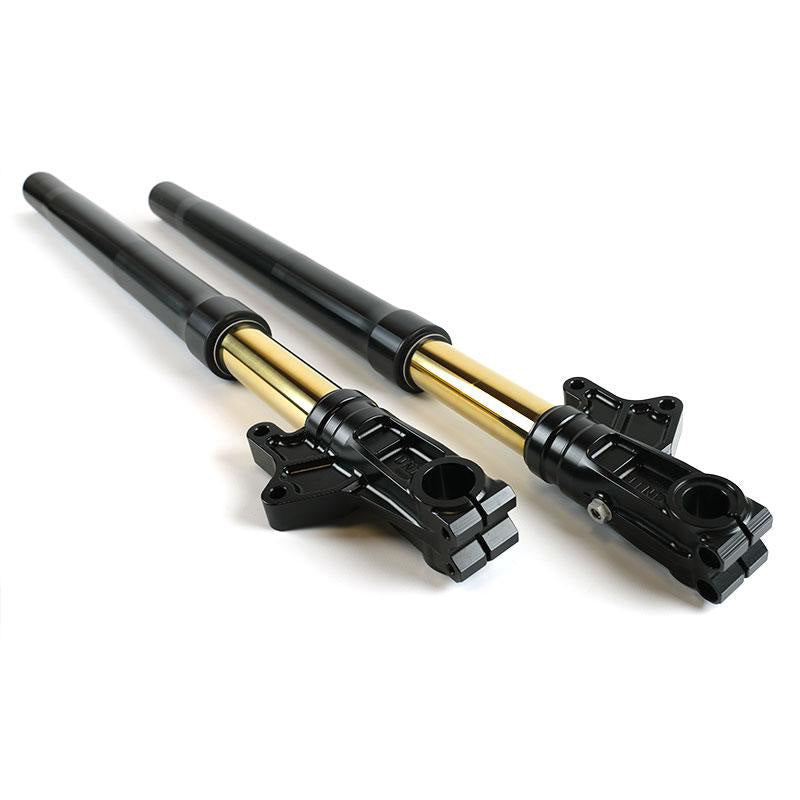 BMW R nineT 1200 Urban G/S (niedriger Auspuff) [2017-2023] - Öhlins USD High Fork Kit + Unit Garagenplatten und Füße (hohe Version)