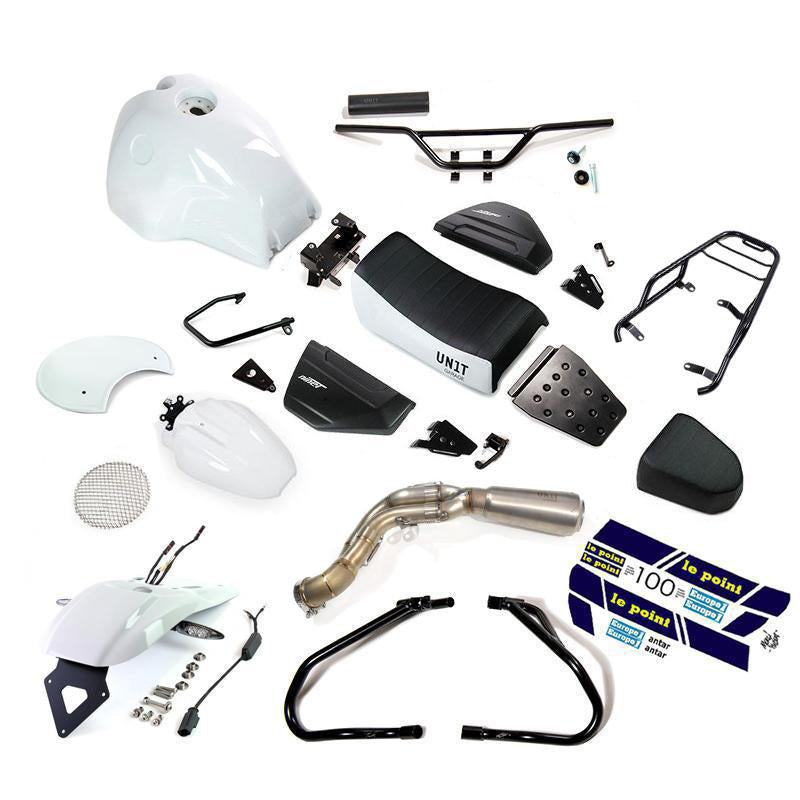 BMW R nineT 1200 Urban G/S (niedriger Auspuff) [2017-2023] - PARIS DAKAR HA83 Kit mit Zubehör