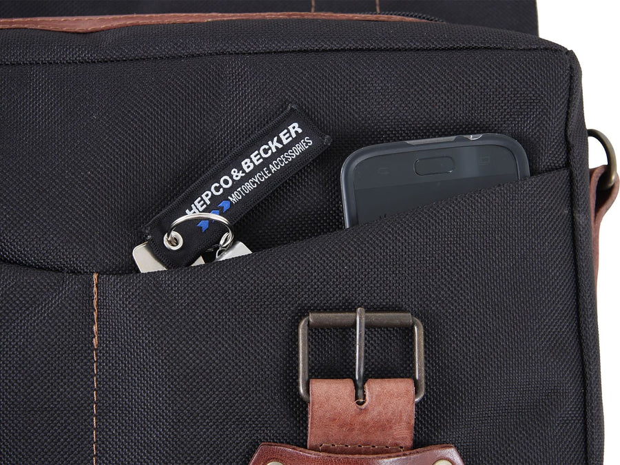 Hepco & Becker [Hepco & Becker] - Conjunto de bolsa mensageiro Legacy M/L preto.