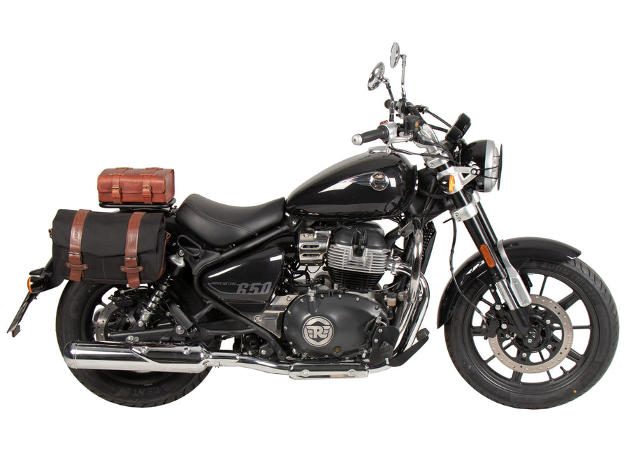 Hepco & Becker [Hepco & Becker] - Bolsa traseira de couro Legacy - marrom