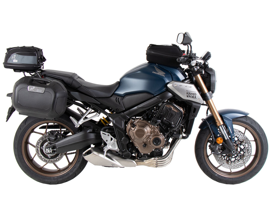 Rack traseiro Hepco & Becker Smartrack para Honda CB 650 R (2021-2023) - incluído no conjunto completo