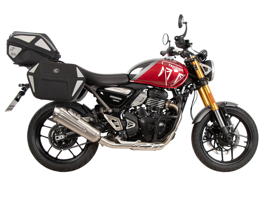 Rack traseiro Hepco & Becker Smartrack para Triumph Speed 400 (2024-2026) - incluído no conjunto completo