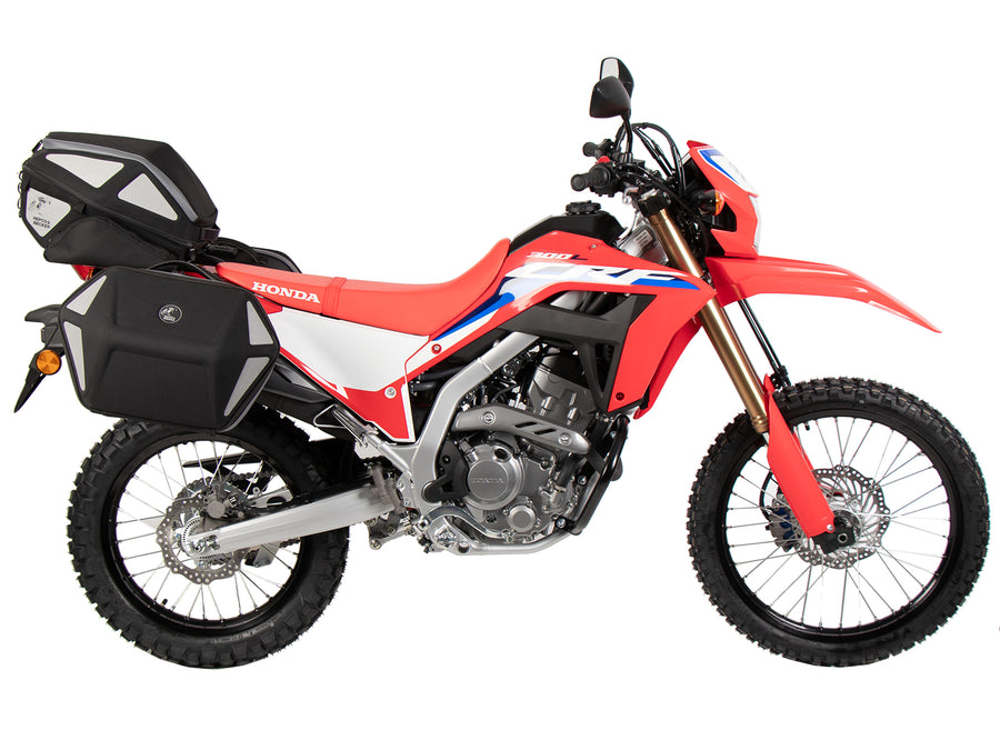 Suporte traseiro Hepco & Becker Smartrack para Honda CRF 300 L (2021-2026) - incluído no conjunto completo