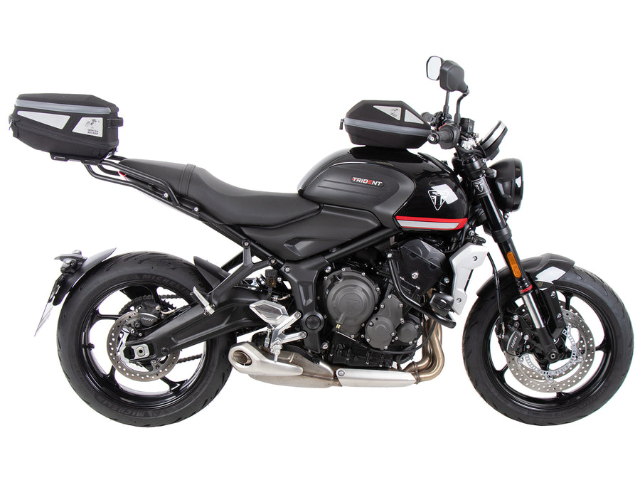 Rack traseiro Hepco & Becker Smartrack para Triumph Trident 660 (2021-2024) - incluído no conjunto completo
