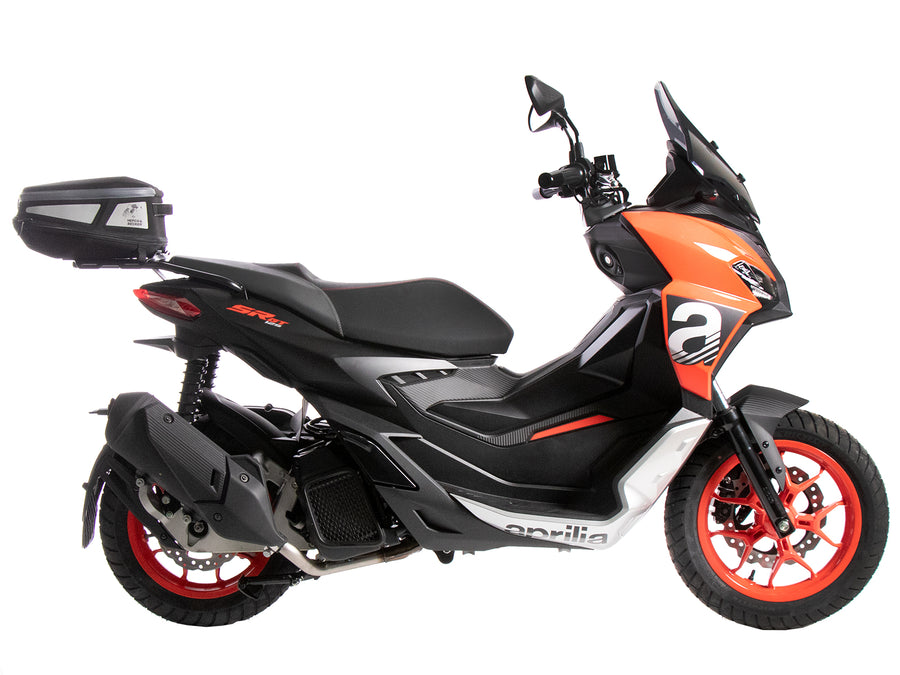 Suporte traseiro Hepco & Becker Smartrack para Aprilia SR GT 125/200/Sport (2022-2026) - incluído no conjunto completo