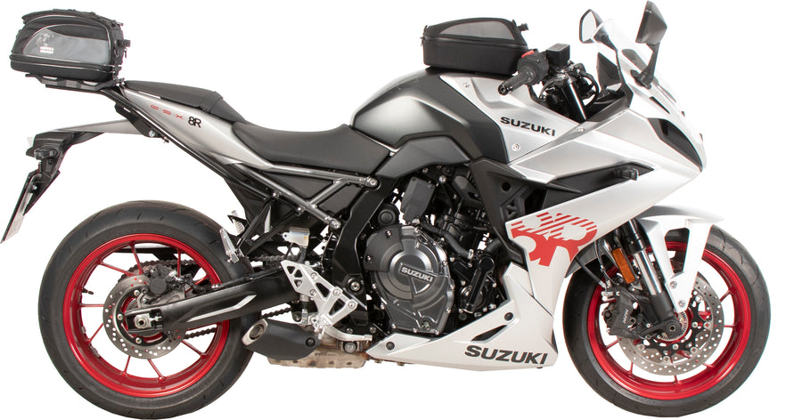 Suporte traseiro Hepco & Becker Smartrack para Suzuki GSX 8R (2024-2026) - incluído no conjunto completo
