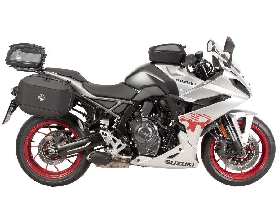 Suporte traseiro Hepco & Becker Smartrack para Suzuki GSX 8R (2024-2026) - incluído no conjunto completo