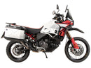 Ducati DesertX Rally [2024-2026] - Kofferträgerset Cutout schwarz inkl. Xplorer Cutout silber Kofferset