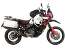 Ducati DesertX Rally [2024-2026] - Kofferträgerset Cutout schwarz inkl. Xplorer Cutout silber Kofferset