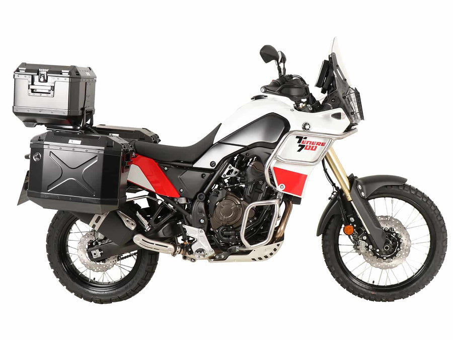 Yamaha Ténéré 700 [2022-2024] - Kofferträgerset Cutout schwarz inkl. Xplorer Cutout Kofferset