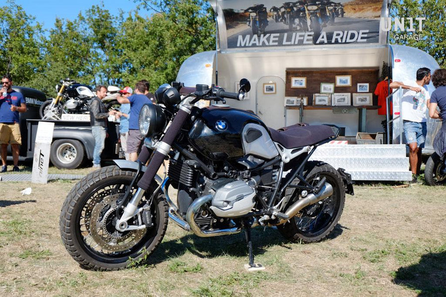 BMW R nineT 1200 Urban G/S (niedriger Auspuff) [2017-2023] - Niedriger Titanschalldämpfer