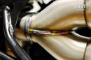 BMW R nineT 1200 Urban G/S (hoher Auspuff) [2017-2023] - Titanium Scrambler Doppelter Schalldämpfer mit sichtbarer Schweißnaht