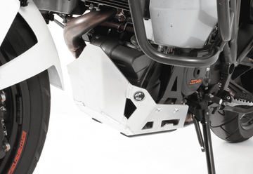 KTM 1290 Super Adv. [2015-2020] - Placa de proteção do motor prateada