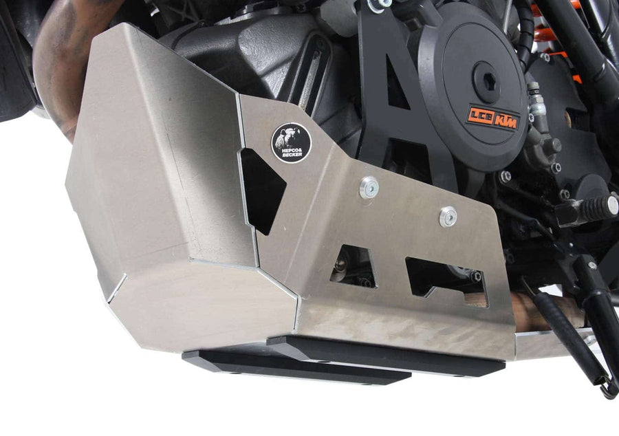 KTM 1050 [2013-2016] - Placa de proteção do motor prateada