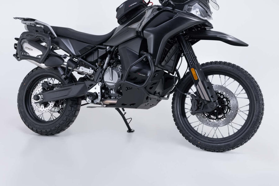 CFMOTO 800 MT-X [2025-2026] - barra de proteção do motor preta – foto 1