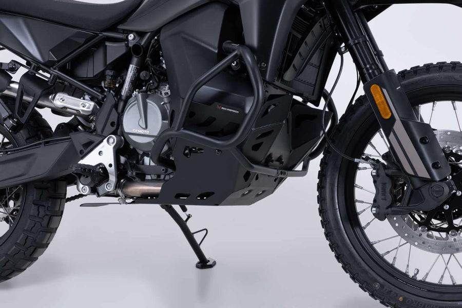 CFMOTO 800 MT-X [2025-2026] - barra de proteção do motor preta – foto 2