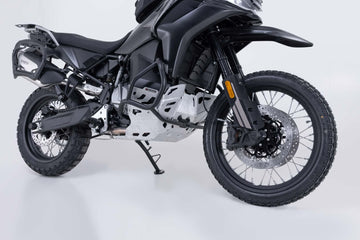 CFMOTO 800 MT-X [2025-2026] - barra de proteção do motor prateada – foto 1