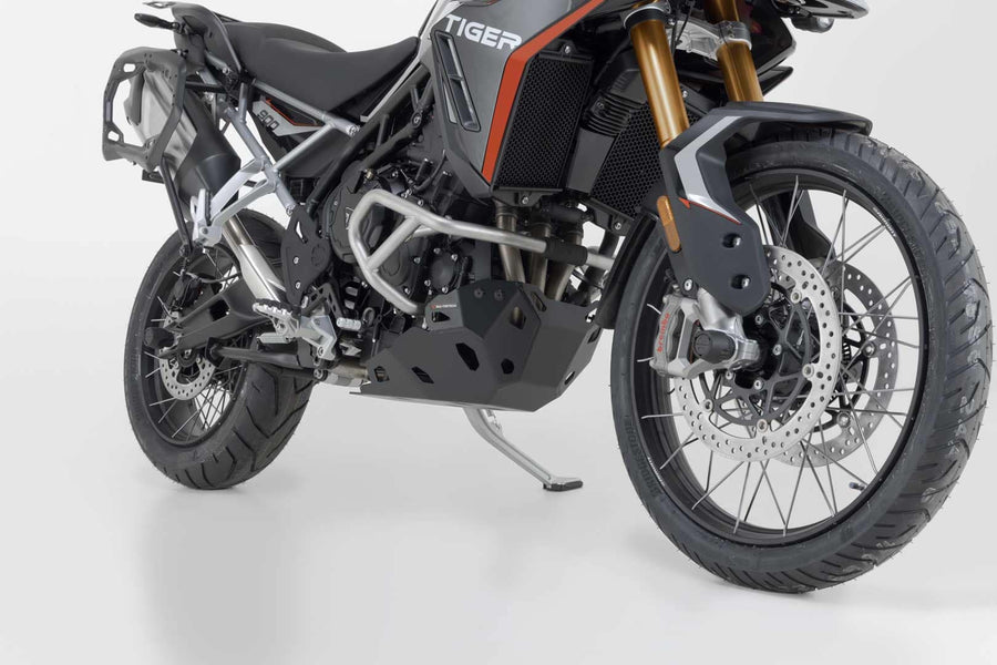[SW-MOTECH] - Proteção do motor preta para modelos Tiger 900, para barras de proteção originais – foto 1