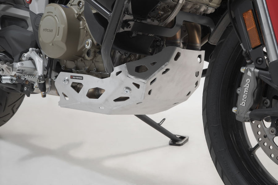 Ducati Multistrada V4 1200 [2022-2024] - barra de proteção do motor prateada - foto 2