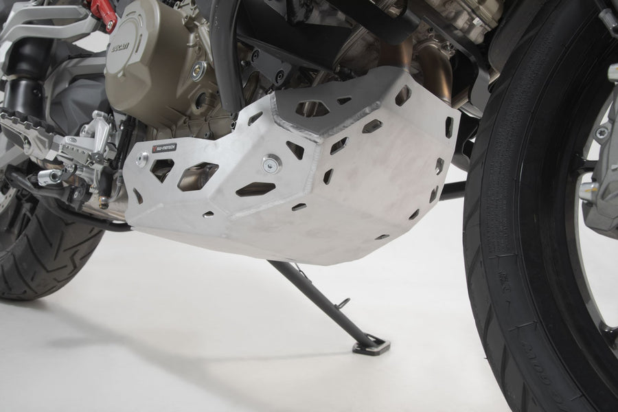 Ducati Multistrada V4 1200 [2022-2024] - barra de proteção do motor prateada - foto 3
