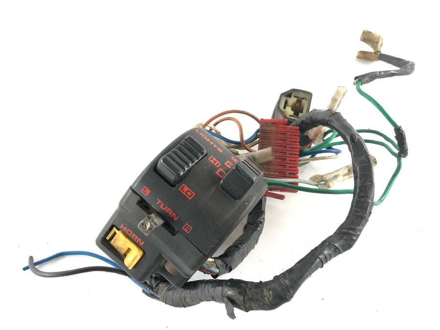 Honda XL 600 R PD03 [1984] - interruptor do guidão do guidão do guidão à esquerda