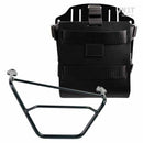 BMW R 1250 GS LC Rad [2019-2023] - Taschenhalter Aluminium mit verstellbarer Lederfront, Schnellkupplung und rechtem Rahmen
