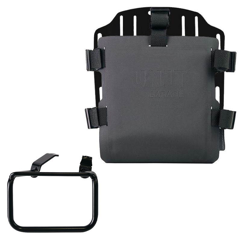 BMW R 12 G/S [2025-2026] - Aluminium-Taschenhalter mit verstellbarer Hypalon-Front und Schnellkupplung + BMW R12 G/S Rahmen rechts