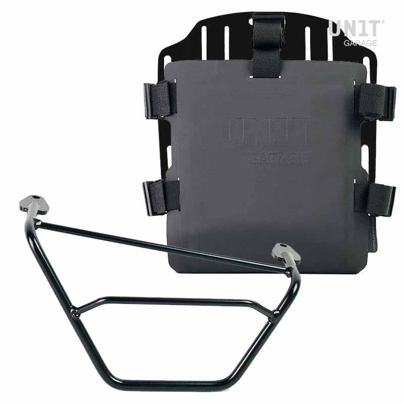 BMW R 1250 GS Adventure [2019-2023] - Taschenhalter Alu mit verstellbarer Hypalon-Front und Schnellkuppl. + rechter Rahmen