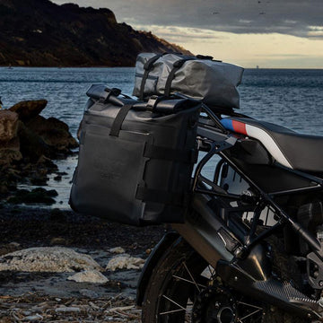 BMW R 1150 GS Adventure [2002-2006] - Porta-bolsa em alumínio com frente em Hypalon, engate rápido e quadro esquerdo