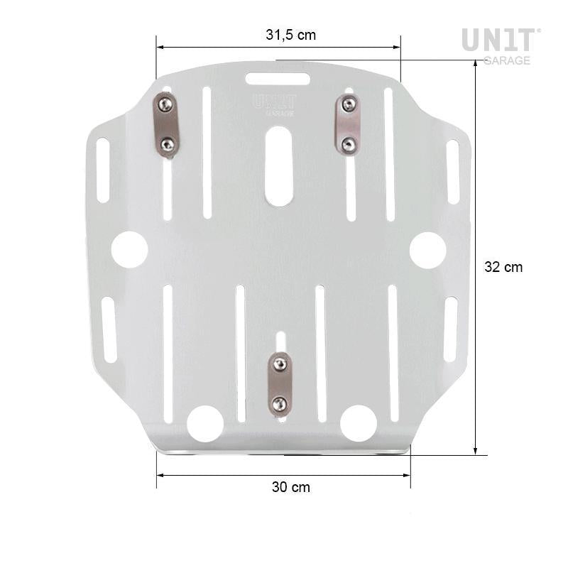 BMW R 12 nineT [2024-2026] - Aluminium-Taschenhalter mit verstellbarer Khali-Vorderseite in Hypalon